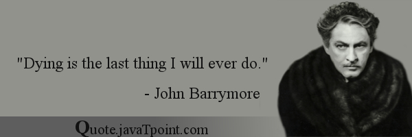 John Barrymore 2487